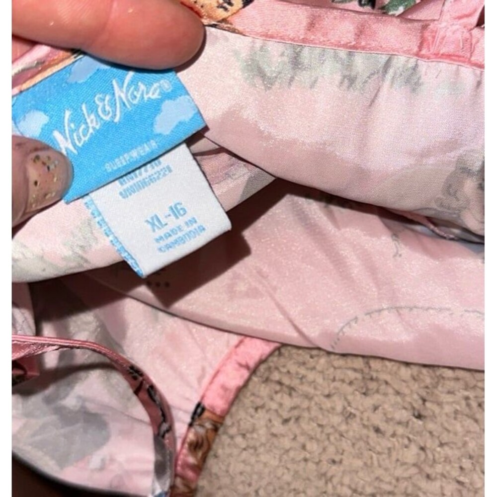 Nick and Nora Cowgirl satin pink slip - Picture 4 of 5